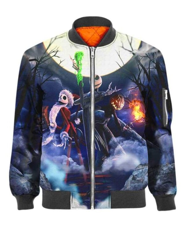 3 Jack under the moon - All Over Apparel - Bomber / S - www.secrettees.com