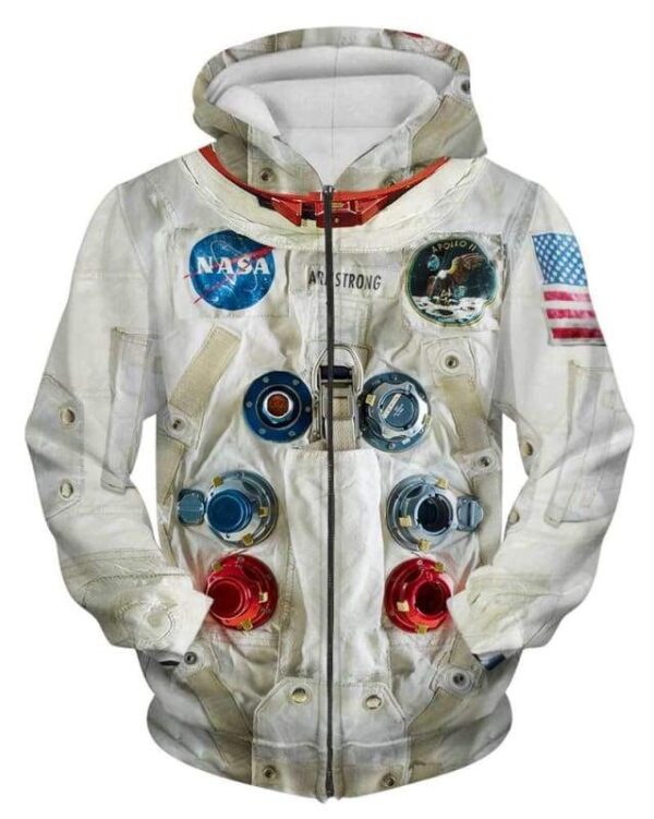 50th Anniversary Armstrong - All Over Apparel - Zip Hoodie / S - www.secrettees.com