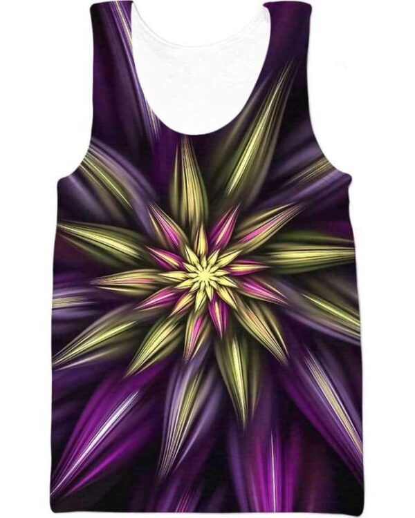 Abstract Floral - All Over Apparel - Tank Top / S - www.secrettees.com