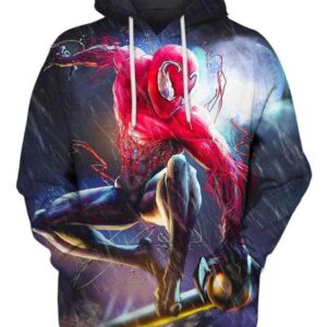 Acrobatic Fight - All Over Apparel - Hoodie / S - www.secrettees.com