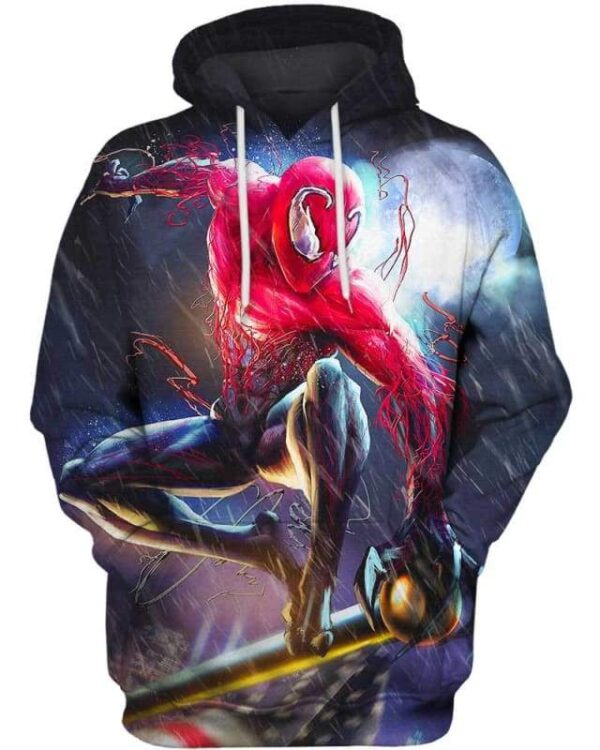 Acrobatic Fight - All Over Apparel - Hoodie / S - www.secrettees.com