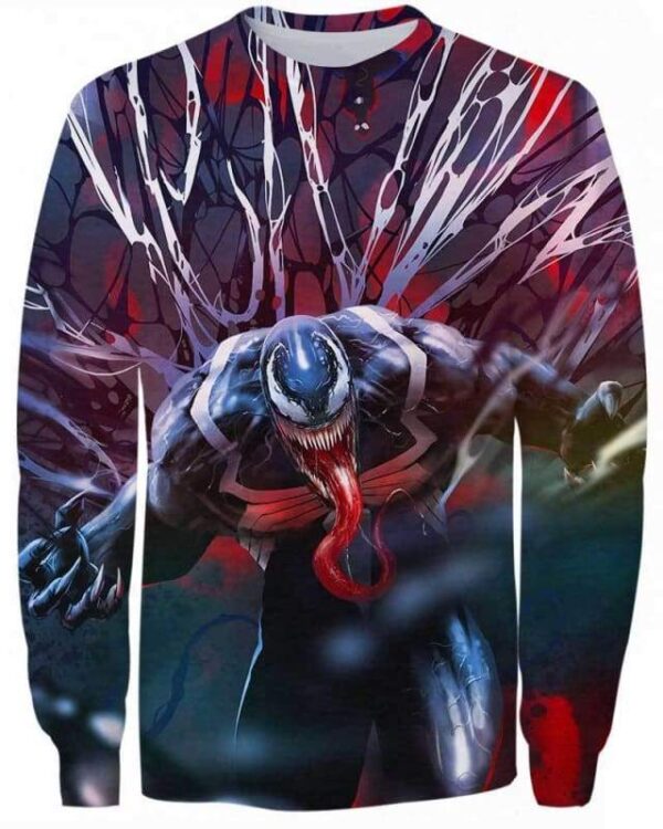 Agent Venom - All Over Apparel - Sweatshirt / S - www.secrettees.com