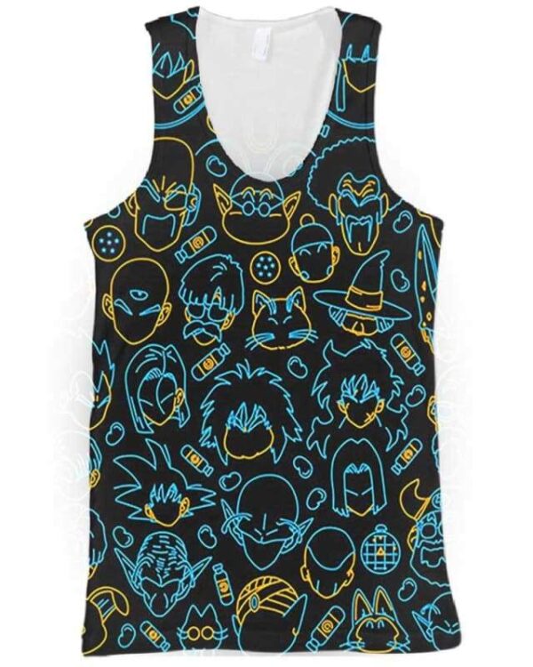 All Characters - All Over Apparel - Tank Top / S - www.secrettees.com