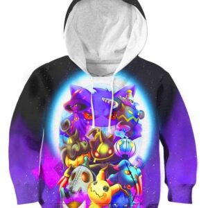 All Star - All Over Apparel - Kid Hoodie / S - www.secrettees.com