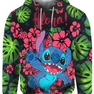 Aloha - All Over Apparel - Hoodie / S - www.secrettees.com