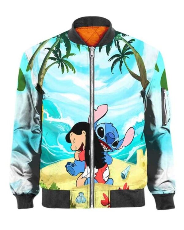 Aloha Hug - All Over Apparel - Bomber / S - www.secrettees.com