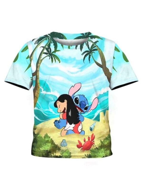 Aloha Hug - All Over Apparel - Kid Tee / S - www.secrettees.com