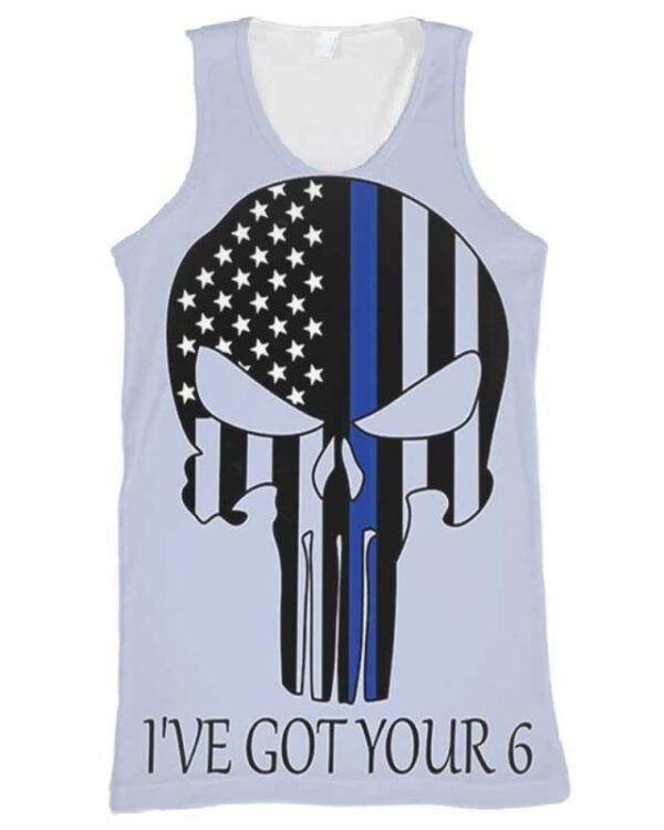 America Punisher - All Over Apparel - Tank Top / S - www.secrettees.com