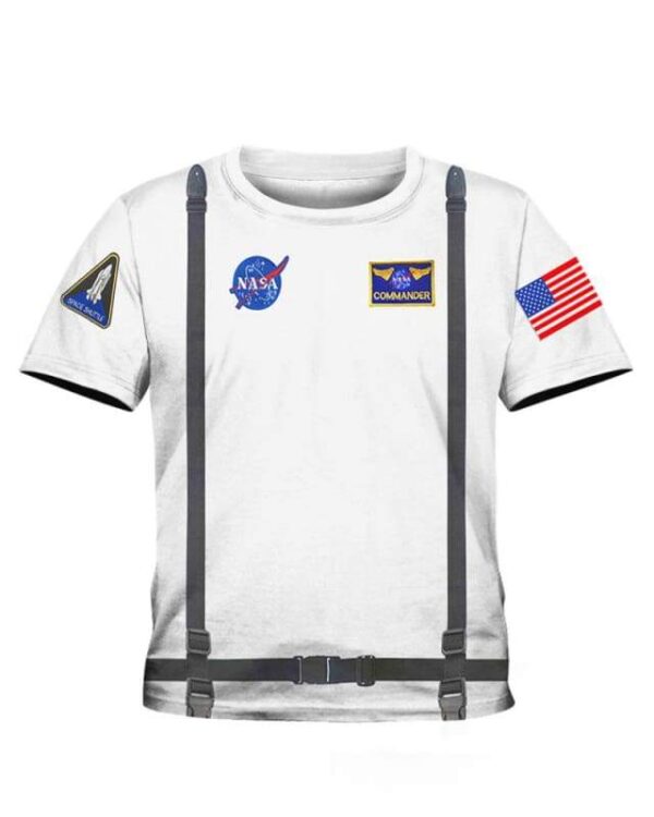 Among Us Astronaut Costume - All Over Apparel - Kid Tee / S - www.secrettees.com