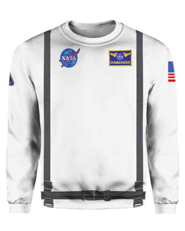 Among Us Astronaut Costume - All Over Apparel - Sweatshirt / S - www.secrettees.com