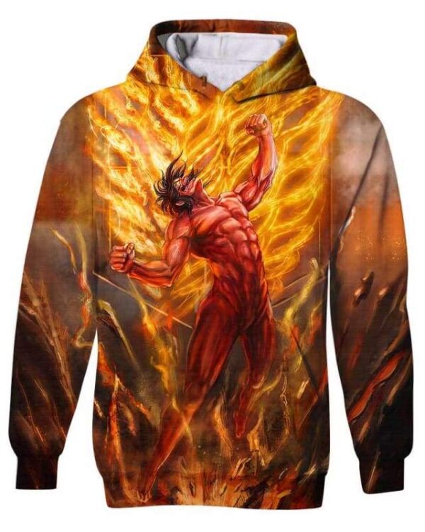 Angry Monster - All Over Apparel - Kid Hoodie / S - www.secrettees.com