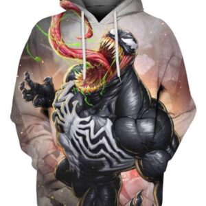 Angry Venom - All Over Apparel - Hoodie / S - www.secrettees.com