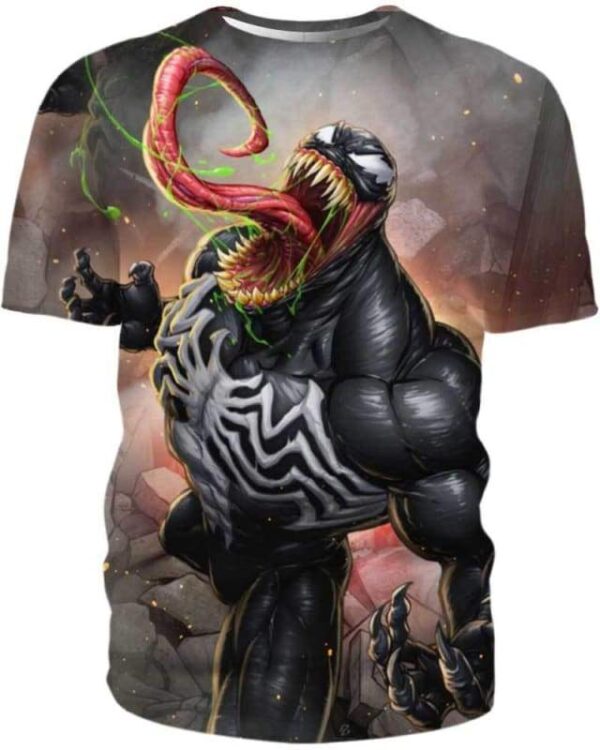 Angry Venom - All Over Apparel - T-Shirt / S - www.secrettees.com