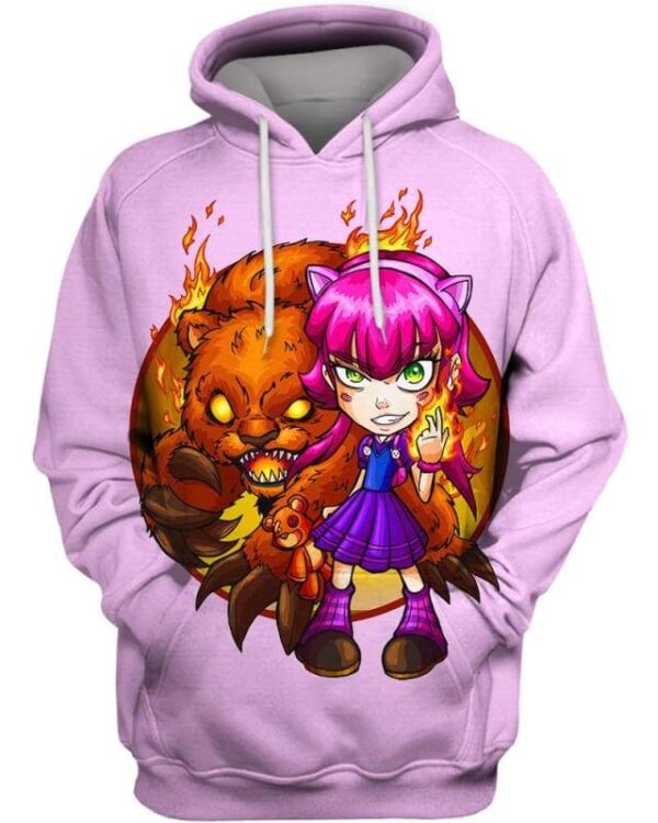 Annie & Tibbers - All Over Apparel - Hoodie / S - www.secrettees.com