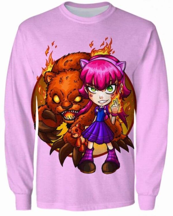 Annie & Tibbers - All Over Apparel - Sweatshirt / S - www.secrettees.com