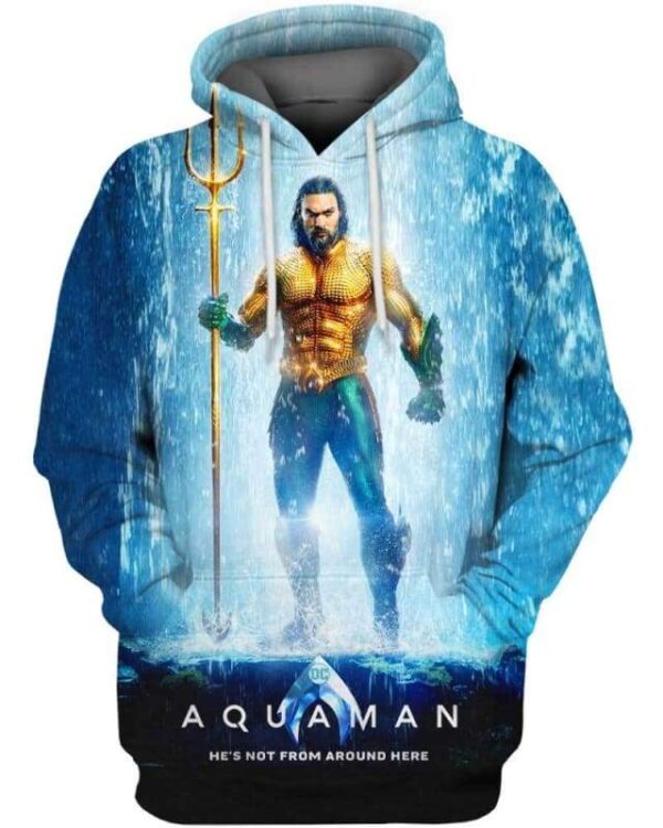 Aquaman - All Over Apparel - Hoodie / S - www.secrettees.com