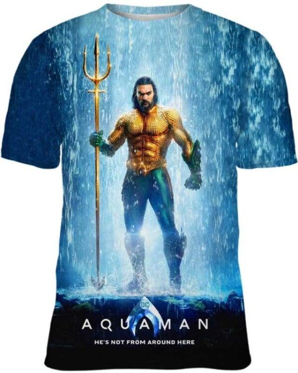 Aquaman - All Over Apparel - Kid Tee / S - www.secrettees.com