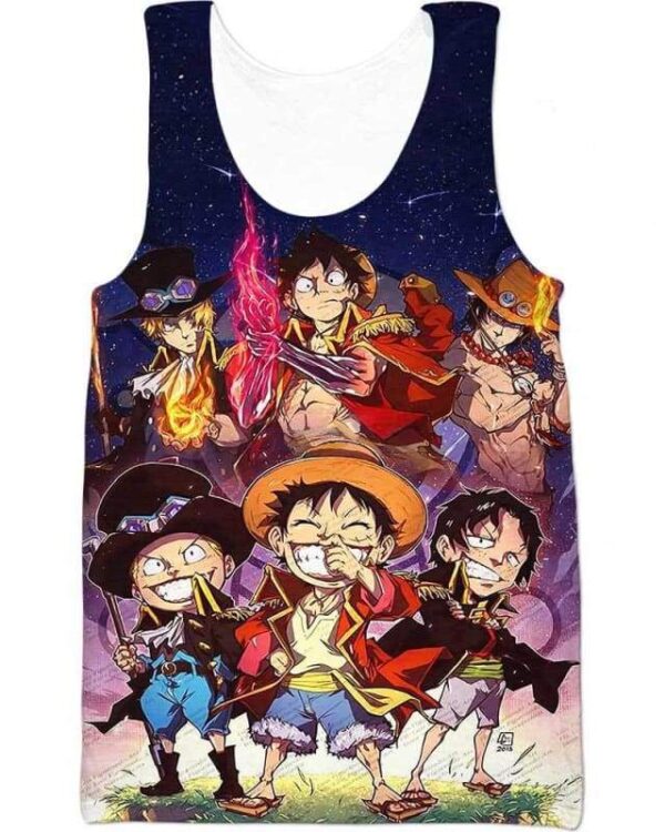 ASL Pirates Brothers - All Over Apparel - Tank Top / S - www.secrettees.com