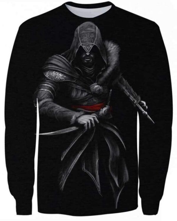 Assassin’s Creed Darkness - All Over Apparel - Sweatshirt / S - www.secrettees.com