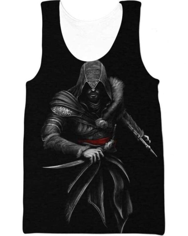 Assassin’s Creed Darkness - All Over Apparel - Tank Top / S - www.secrettees.com