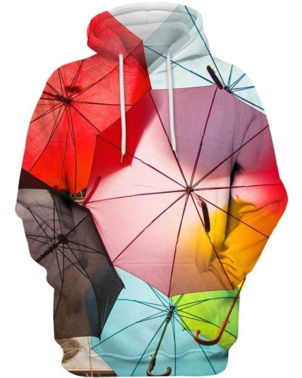 Assorted-color Umbrellas - All Over Apparel - Hoodie / S - www.secrettees.com