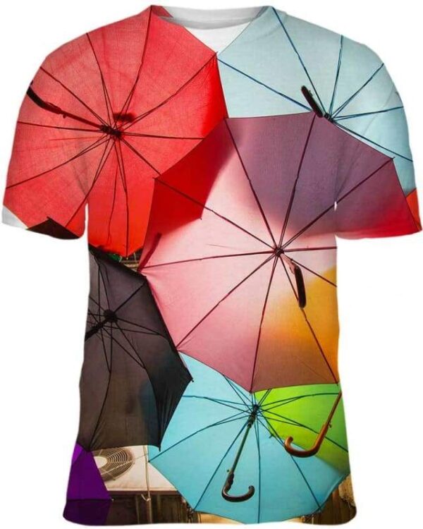 Assorted-color Umbrellas - All Over Apparel - Kid Tee / S - www.secrettees.com