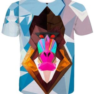 Baboon 3D T-shirt - All Over Apparel - T-Shirt / S - www.secrettees.com