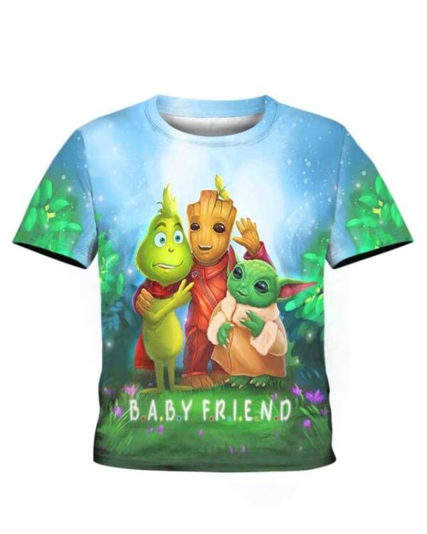 Baby Friend - All Over Apparel - Kid Tee / S - www.secrettees.com