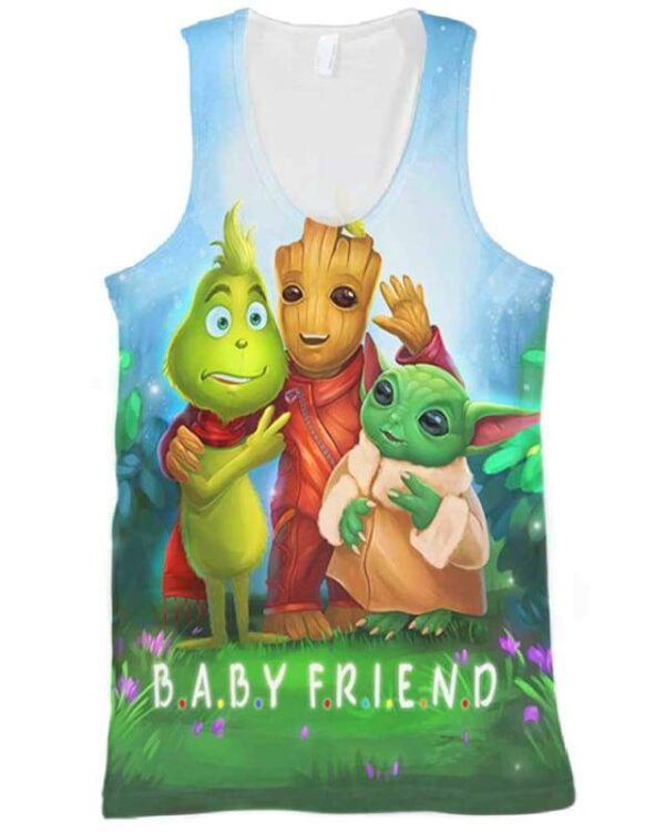 Baby Friend - All Over Apparel - Tank Top / S - www.secrettees.com