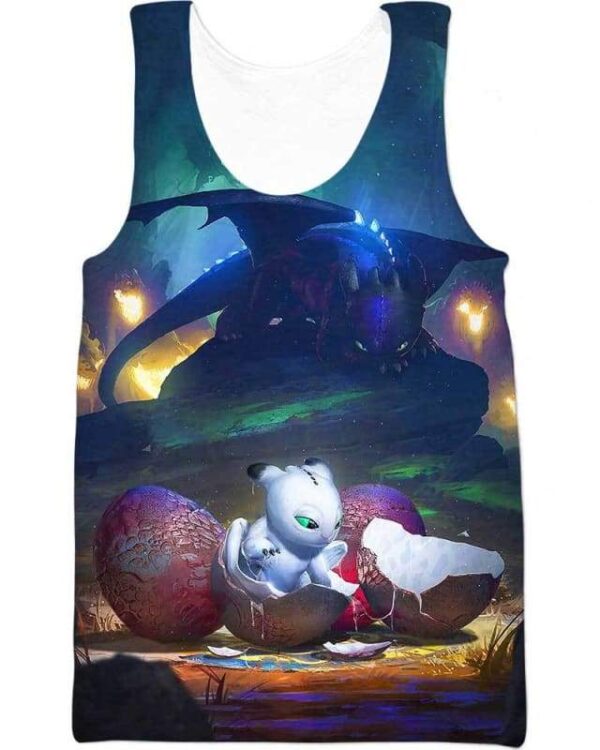 Baby Light Fury - All Over Apparel - Tank Top / S - www.secrettees.com