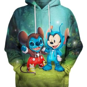 Baby Mickey & Stitch Exchange Costume - All Over Apparel