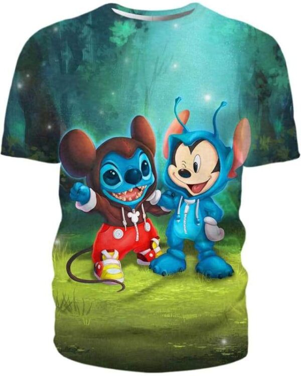 Baby Mickey & Stitch Exchange Costume - All Over Apparel