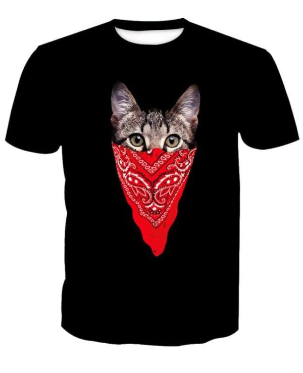Bandana Cat 3D T-shirt