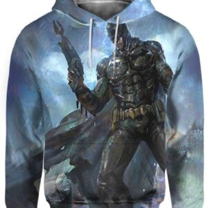 Bat Iron Armor - All Over Apparel - Hoodie / S - www.secrettees.com