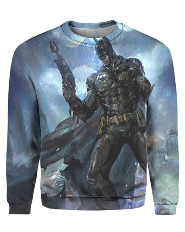 Bat Iron Armor - All Over Apparel - Sweatshirt / S - www.secrettees.com
