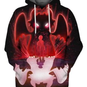 Bipolar Dragon - All Over Apparel - Hoodie / S - www.secrettees.com