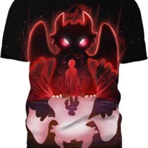 Bipolar Dragon - All Over Apparel - T-Shirt / S - www.secrettees.com