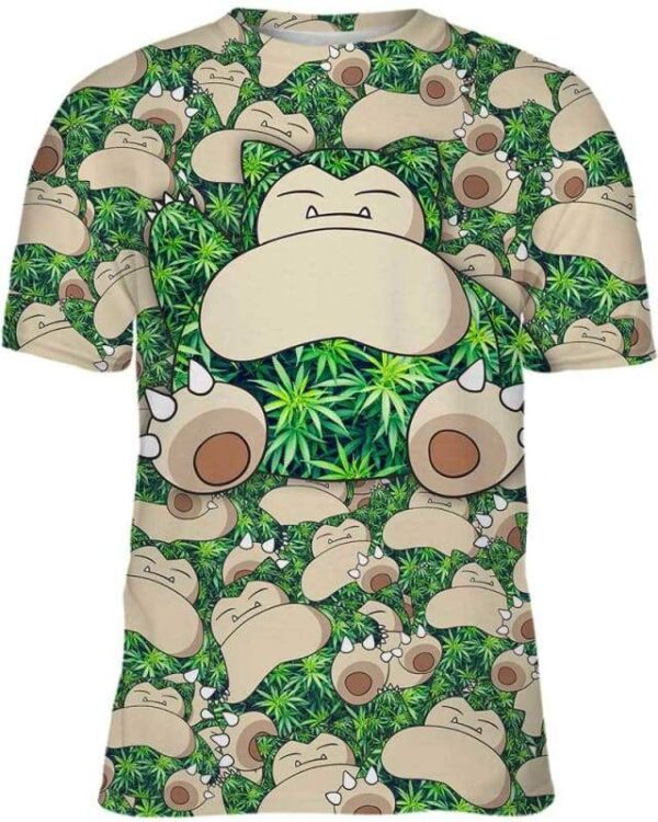 Blazedlax Snorlax Weed - All Over Apparel - www.secrettees.com