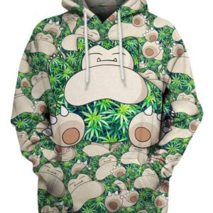 Blazedlax Snorlax Weed - All Over Apparel - Hoodie / S - www.secrettees.com