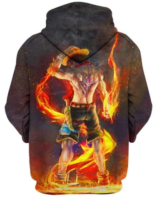 Blazing Fire - All Over Apparel - www.secrettees.com