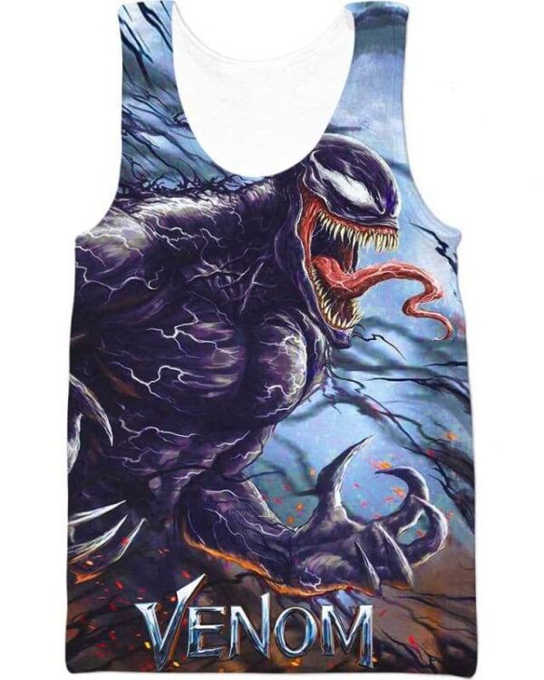 Bloodthirsty Monsters - All Over Apparel - Tank Top / S - www.secrettees.com
