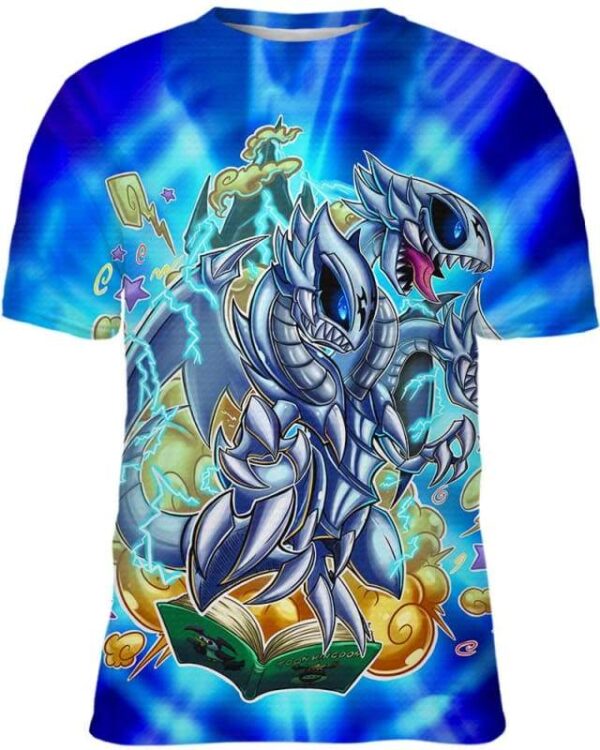 Blue Eyes Ultimate Dragon - All Over Apparel - Kid Tee / S - www.secrettees.com