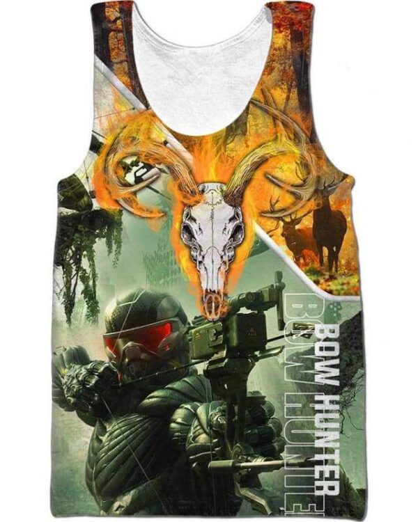 Bow Hunter - All Over Apparel - Tank Top / S - www.secrettees.com