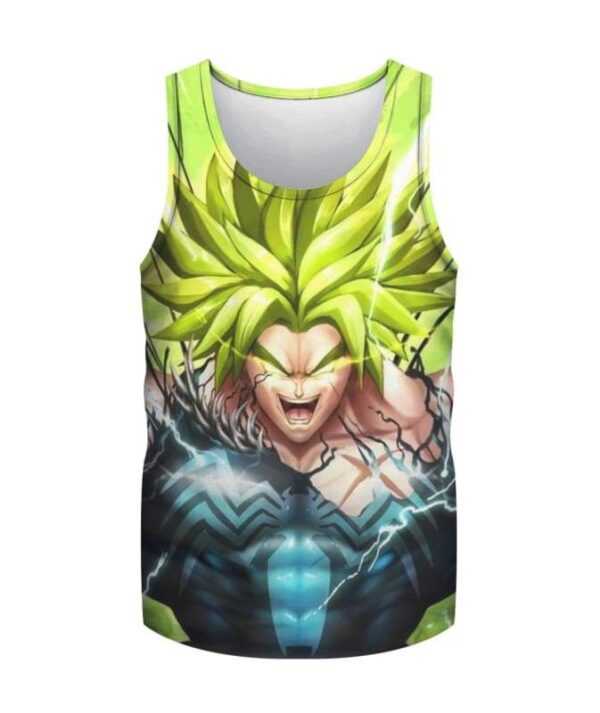 Broly and Venom Mashup - All Over Apparel - Tank Top / S - www.secrettees.com