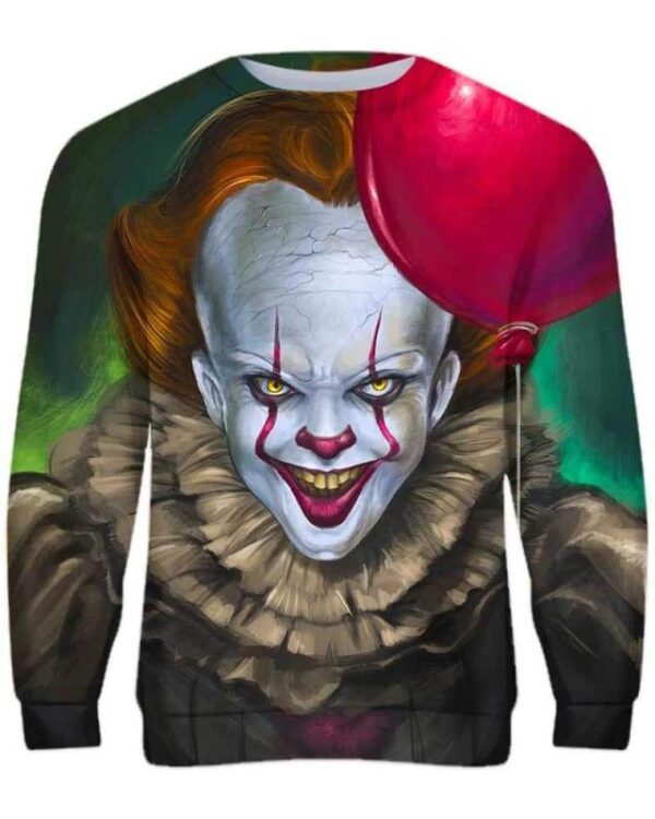 Bubby The Clown - All Over Apparel - Sweatshirt / S - www.secrettees.com