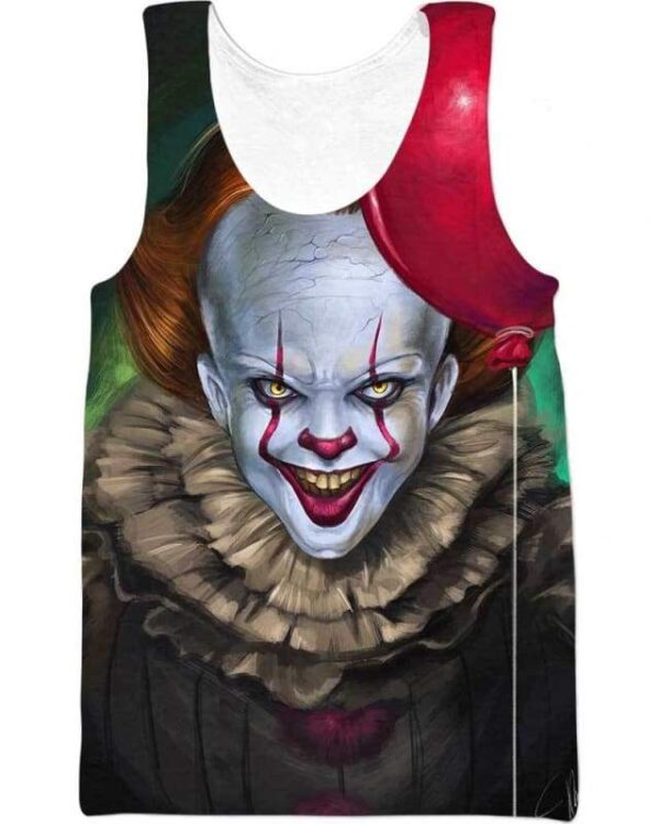 Bubby The Clown - All Over Apparel - Tank Top / S - www.secrettees.com