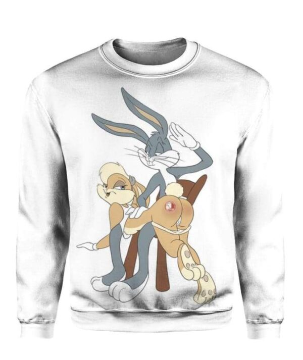 Bugs Bunny Sculaccia - All Over Apparel - Sweatshirt / S - www.secrettees.com