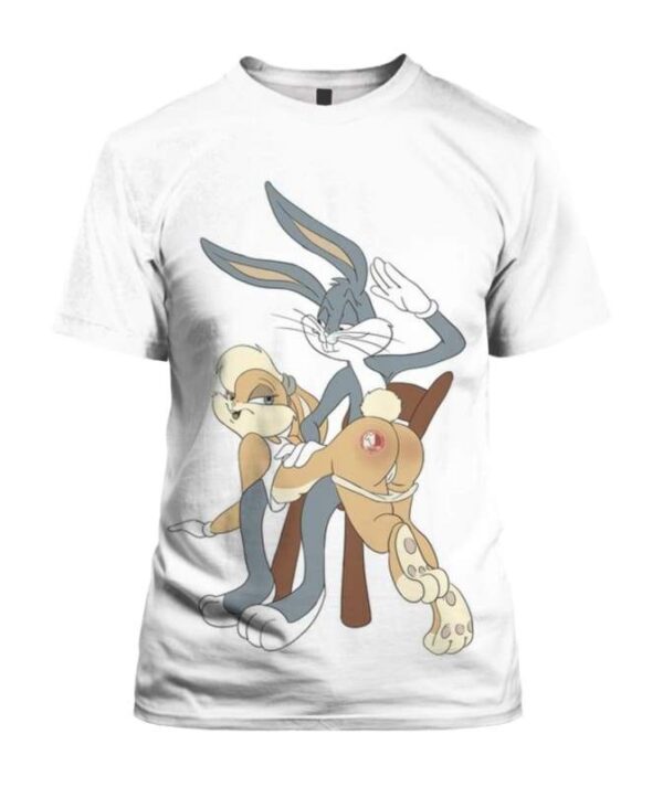 Bugs Bunny Sculaccia - All Over Apparel - T-Shirt / S - www.secrettees.com