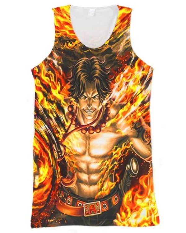 Burn The Whole World - All Over Apparel - Tank Top / S - www.secrettees.com
