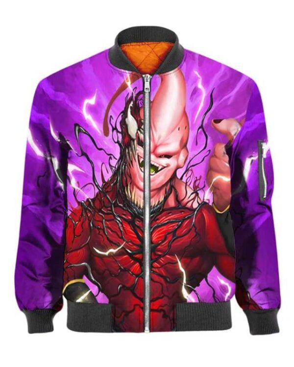 Buu and Carnage Mashup - All Over Apparel - Bomber / S - www.secrettees.com